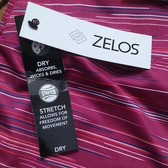 Zelos Curvy tight striped workout yoga leggings  Sz 1X  NWT - Picture 9 of 10
